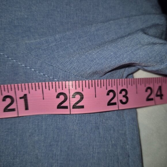 Eddie Bauer Ladies Light Blue Lightweight Shirt Long Sleeve Size XL - Picture 8 of 13